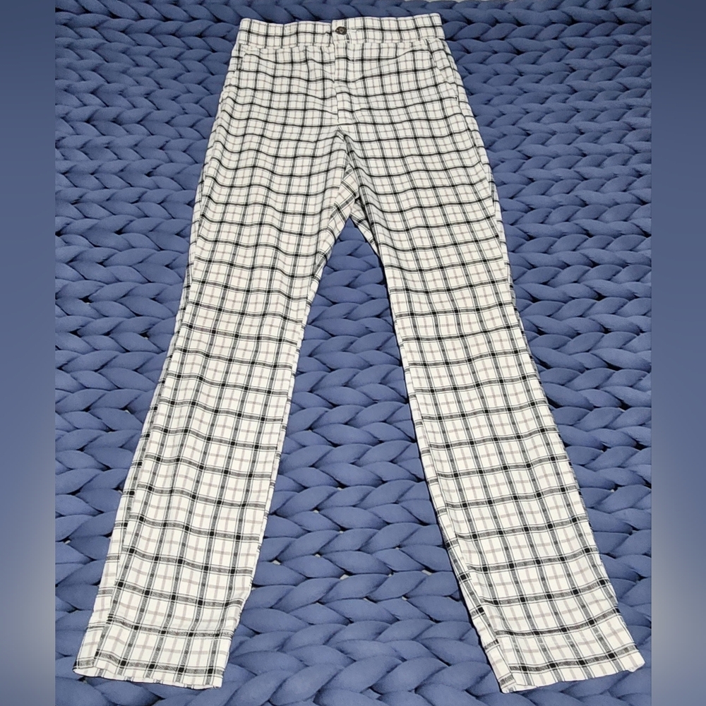 Hollister Plaid Ultra High Rise Pants Women’s Small Advanced Stretch